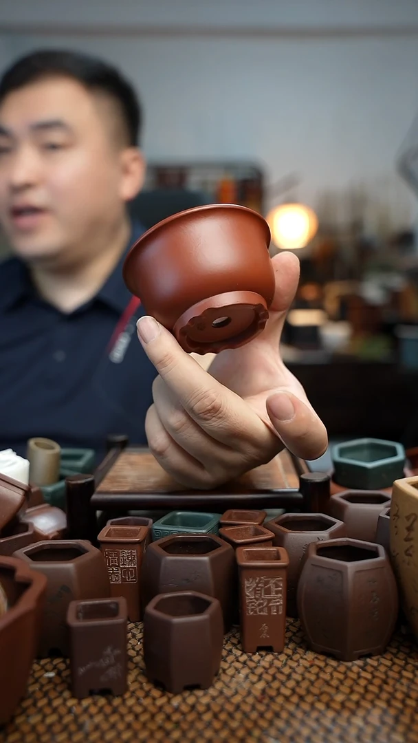 紫砂花盆長木軒精品紫砂