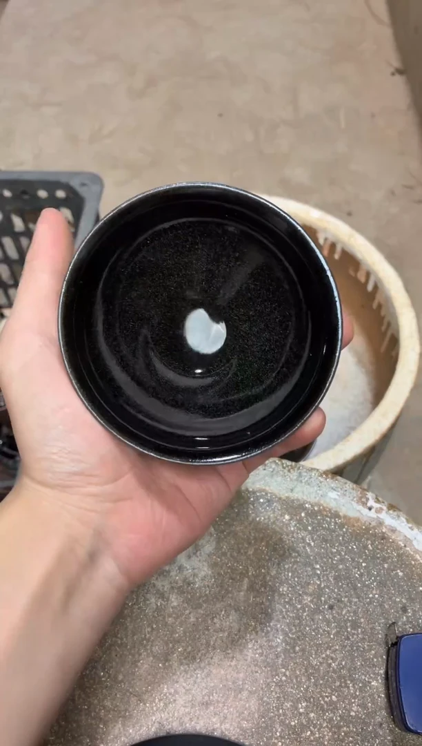 茶盏真柴烧建盏换点柴火