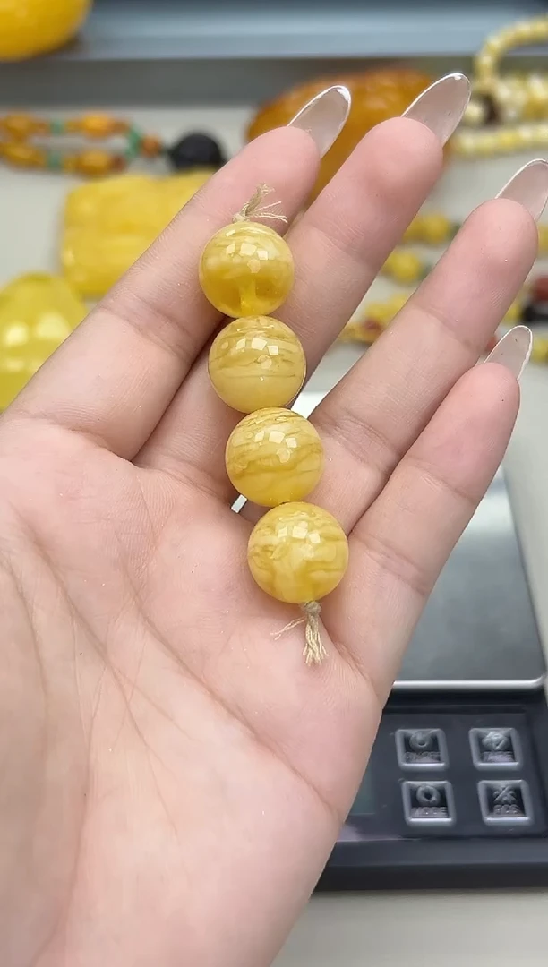 裸石琥珀未镶嵌琥珀蜜蜡吊坠