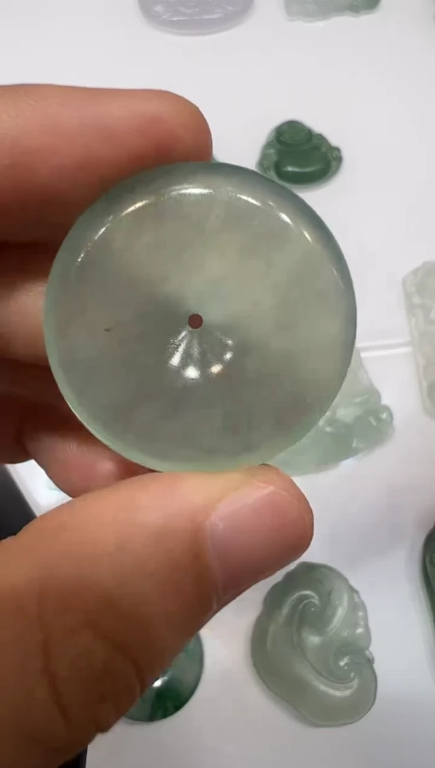 未镶嵌定制翡翠扣子