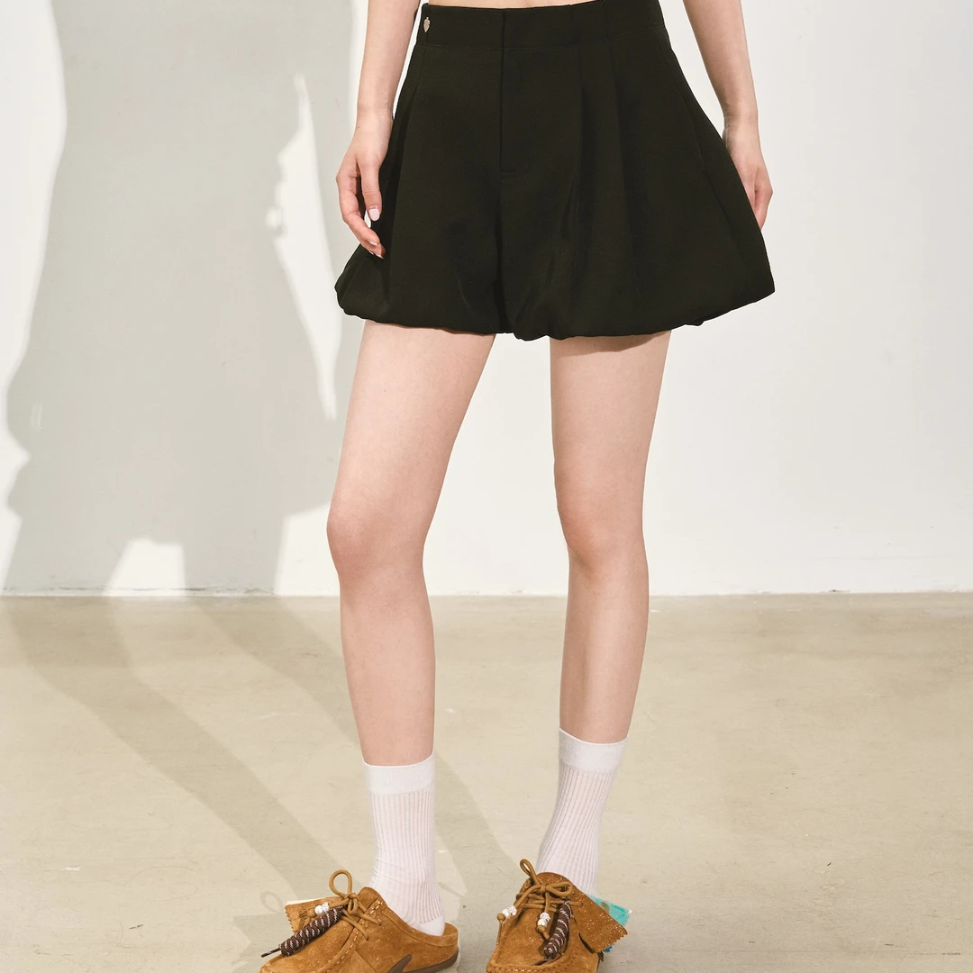 SOMESOWE【官方专属】A字蓬蓬花苞短裤