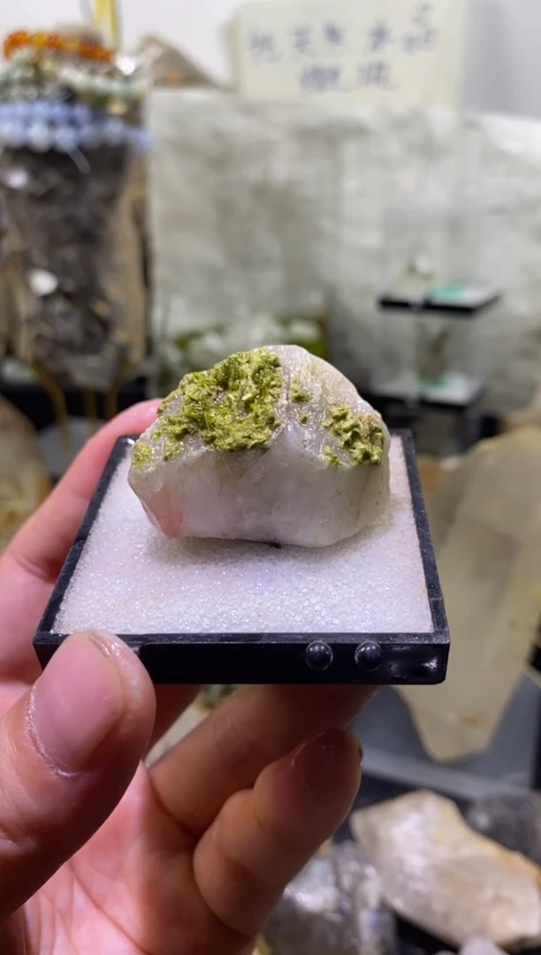 水晶珠宝半成品未镶嵌43号绿帘花园