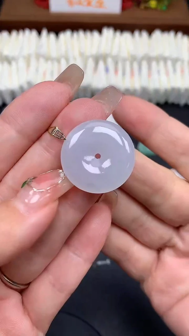 【闪购商品】翡翠吊坠(不含链)18K金镶嵌MS159968