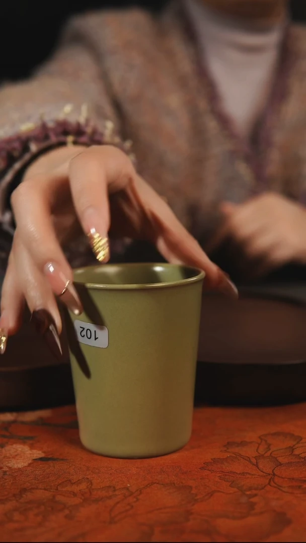 杯子瓷小***子汝州原产地原矿仿古老釉q102