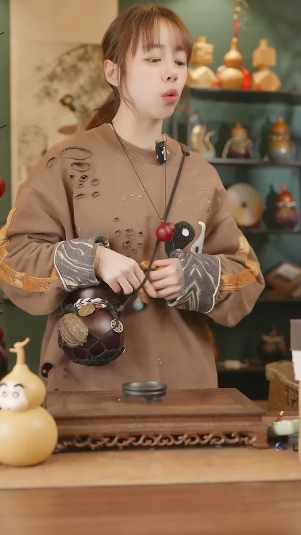 【闪购商品】202号精品天然大漆工艺防渗内胆酒葫芦~