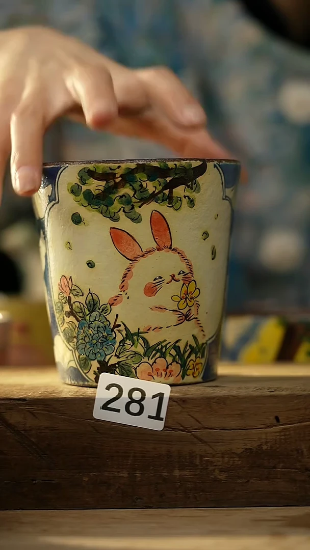 【闪购商品】瓷片新品！设计师手作款柴烧动物系列 迷糊