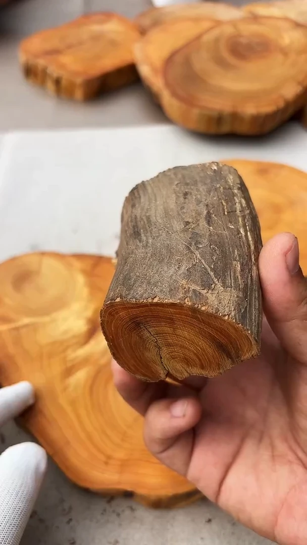 柏木（崖柏）我崖柏手把件