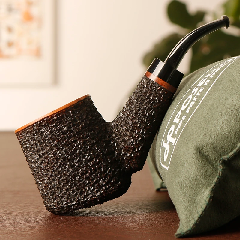 意大利 dp Posella 波塞拉 R级 钻石雕刻 手工石楠木烟斗