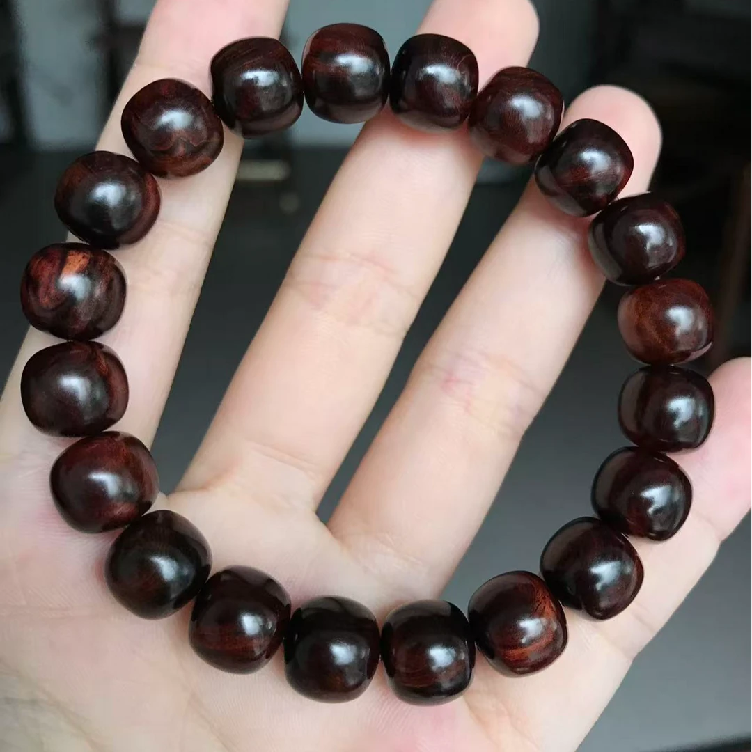 【浮生甄选】海南黄花梨油梨10*11老型手串FS042