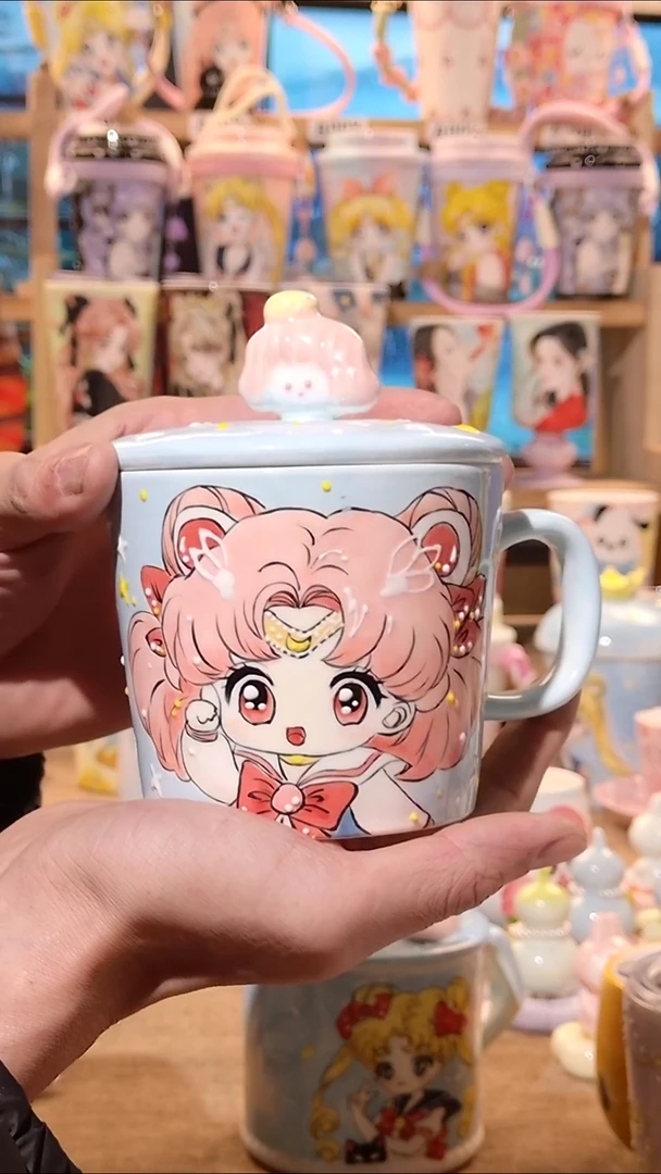 杯景德镇高温釉下彩陶瓷