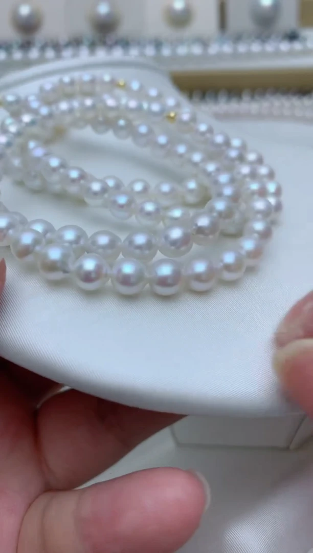 淡水珍珠手链未镶嵌w25 多样性发其一