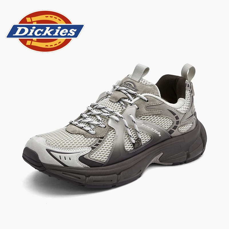 Dickies2025新款厚底系带中跟适中休闲男鞋老爹鞋轻便时尚休闲鞋