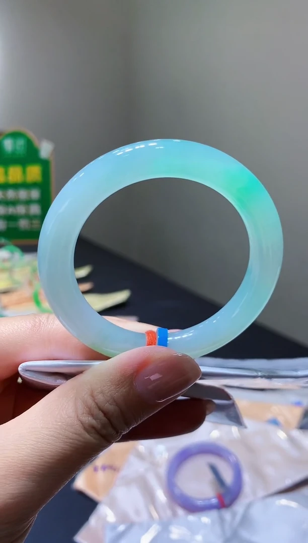 未镶嵌手镯翡翠K53天然A货缅甸翡翠52