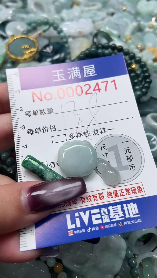 颈饰未镶嵌翡翠2471