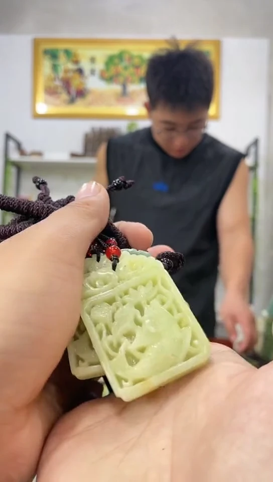 岫玉未镶嵌挂件多样性发货其中发一件