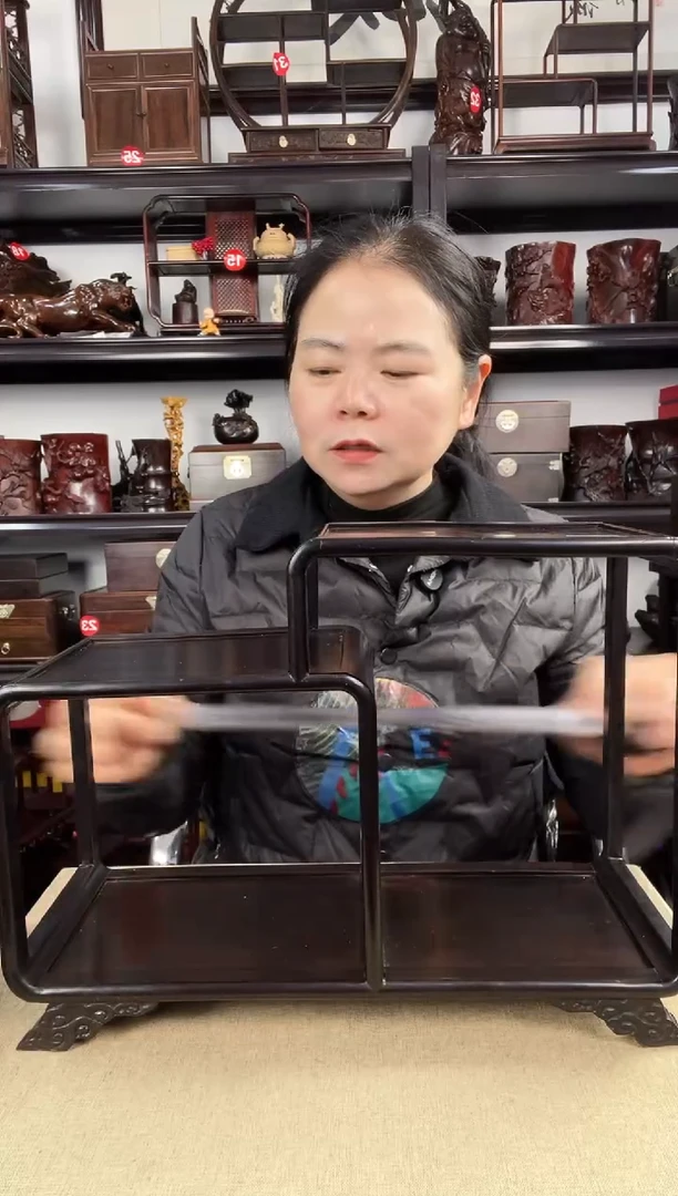 木瑕疵黑二连老李红木工艺品