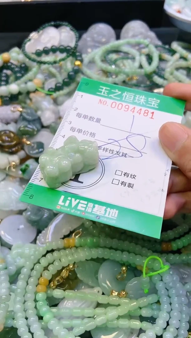 翡翠未镶嵌颈饰闪购0094481