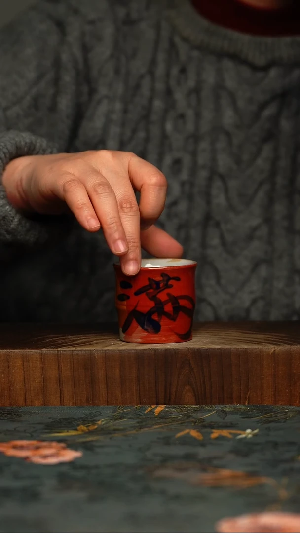 瓷片釉下彩手工手绘同款陶器