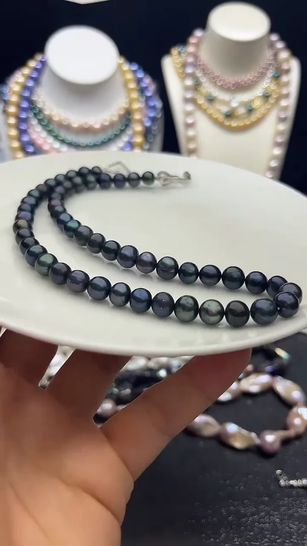 淡水珍珠未镶嵌颈饰人多人