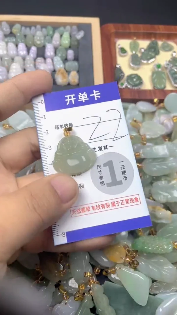 颈饰未镶嵌翡翠天然A货翡翠