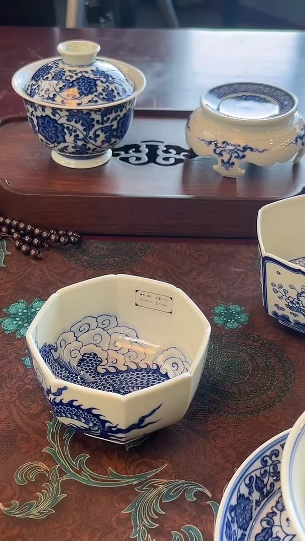 镹曰手工手绘柴窑茶具