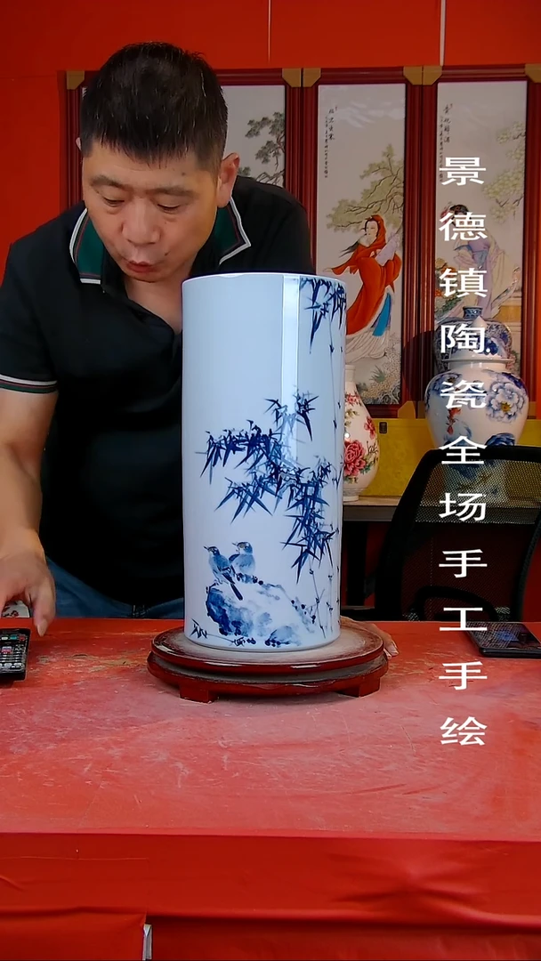 摆件景德镇陶瓷 全场手工手绘