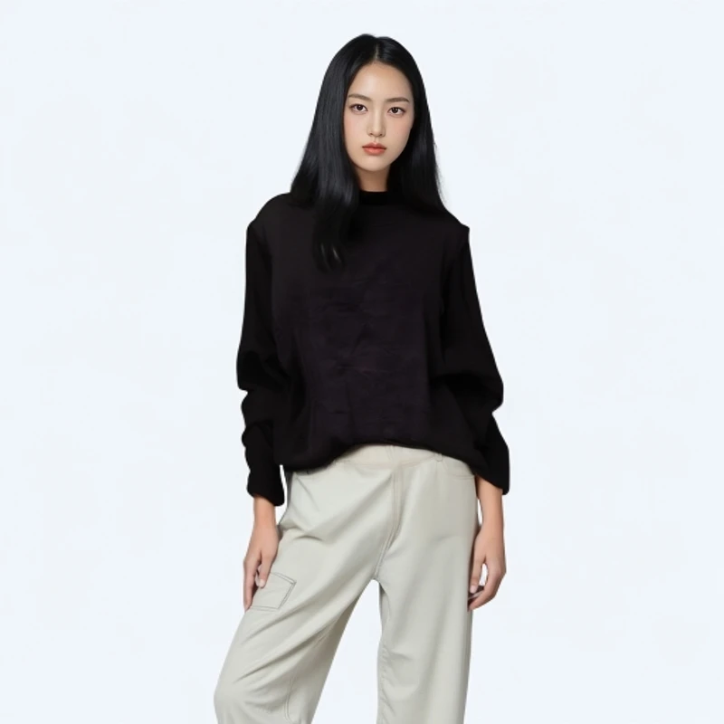 DJ2109女士保暖内衣（半高领）不能热水洗