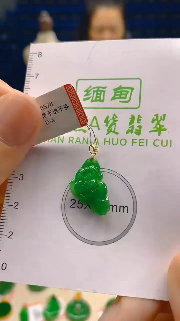 翡翠18K金镶嵌颈饰新号开播 全场乱卖