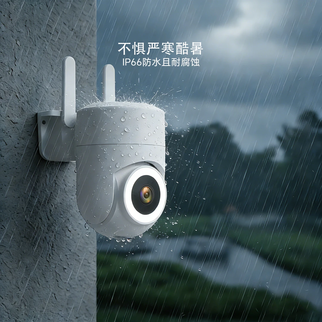 防水家用监控摄像头超清无线wifi可对讲360度无死角智能夜视全彩