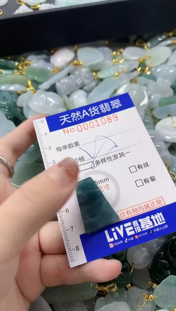 颈饰未镶嵌翡翠天然A货翡翠