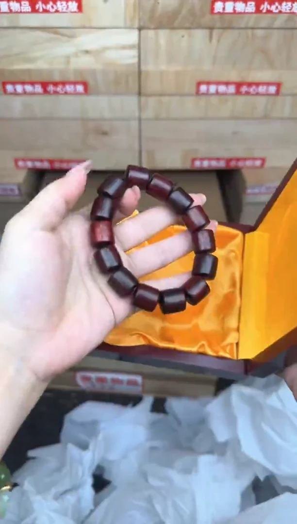 小叶紫檀桶珠商品链接@@YS975