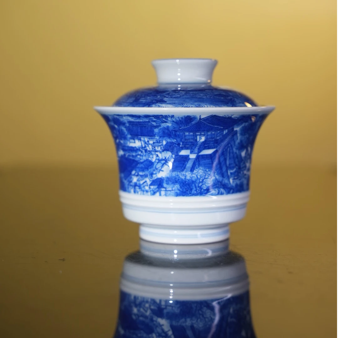 快雪时晴清明上河图盖碗（预售链接请勿拍！）