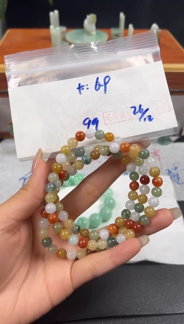 未镶嵌定制翡翠翡翠毛货抛光多样性发货拍一发一