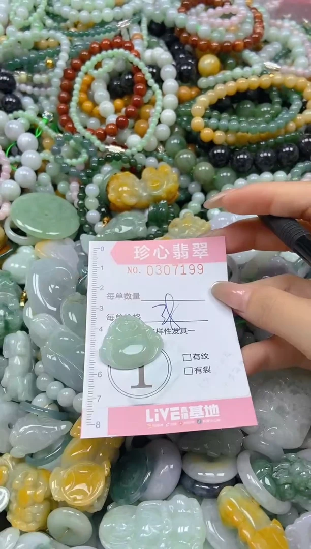 翡翠未镶嵌颈饰闪购0307199