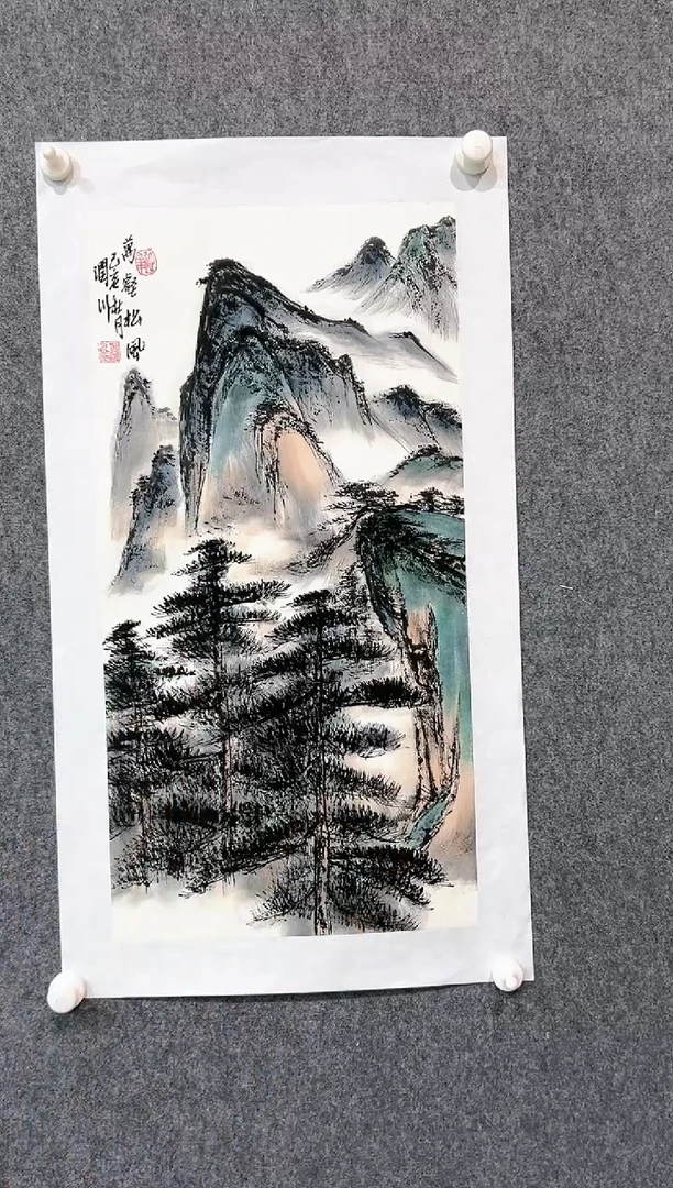 【闪购商品】绘画贺润川-2平尺-国画