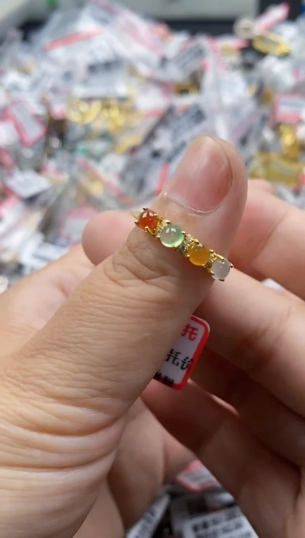 翡翠戒指银S925镶嵌1000000    8