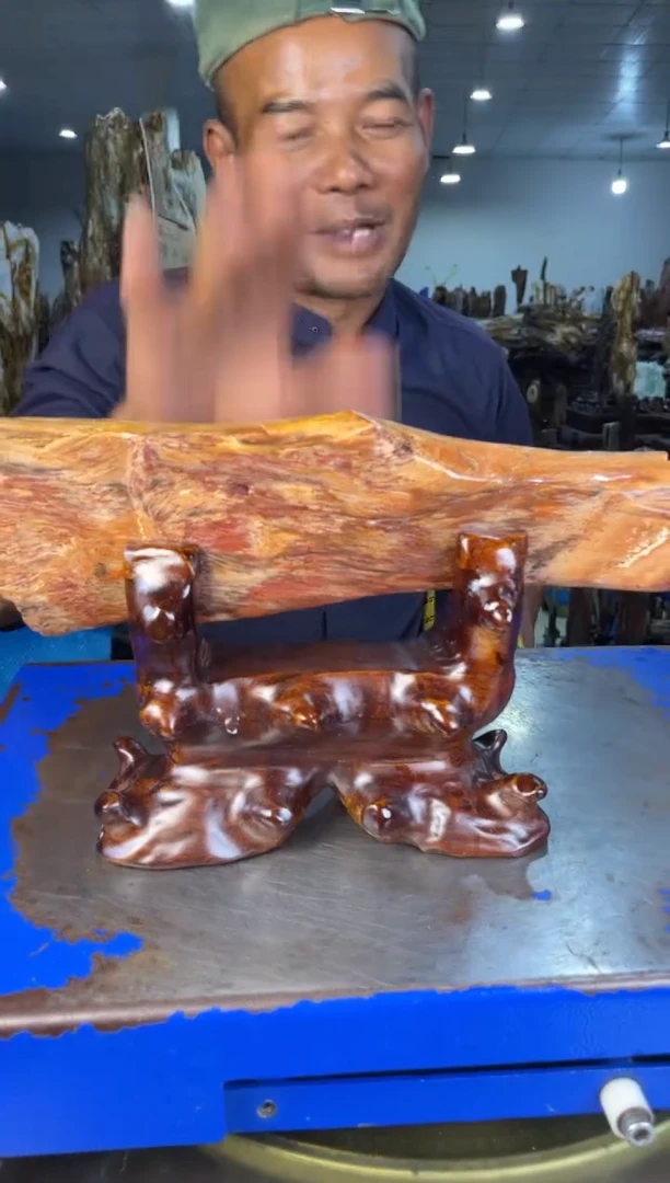 未镶嵌摆件硅化玉9