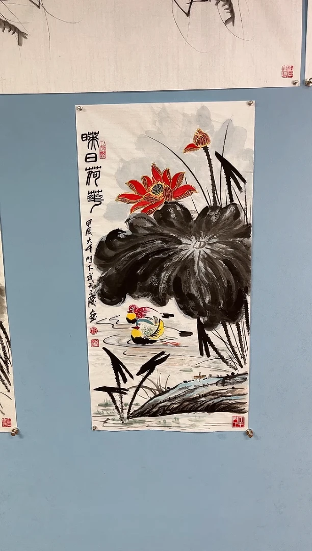 【闪购商品】国画武天庆映日荷花