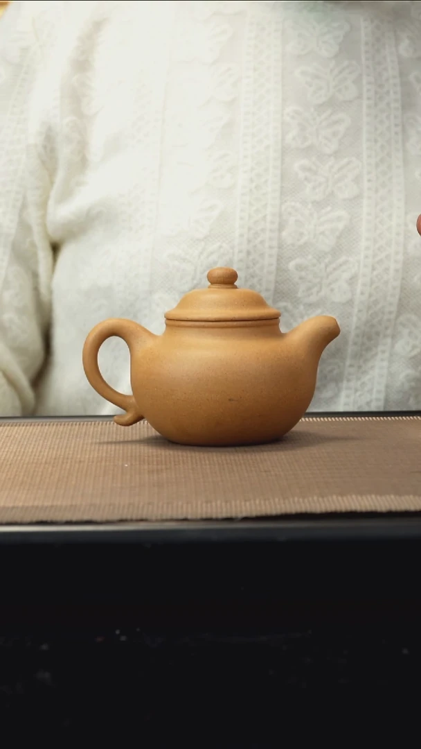 紫砂茶盏黄金段道洪莲子210CC