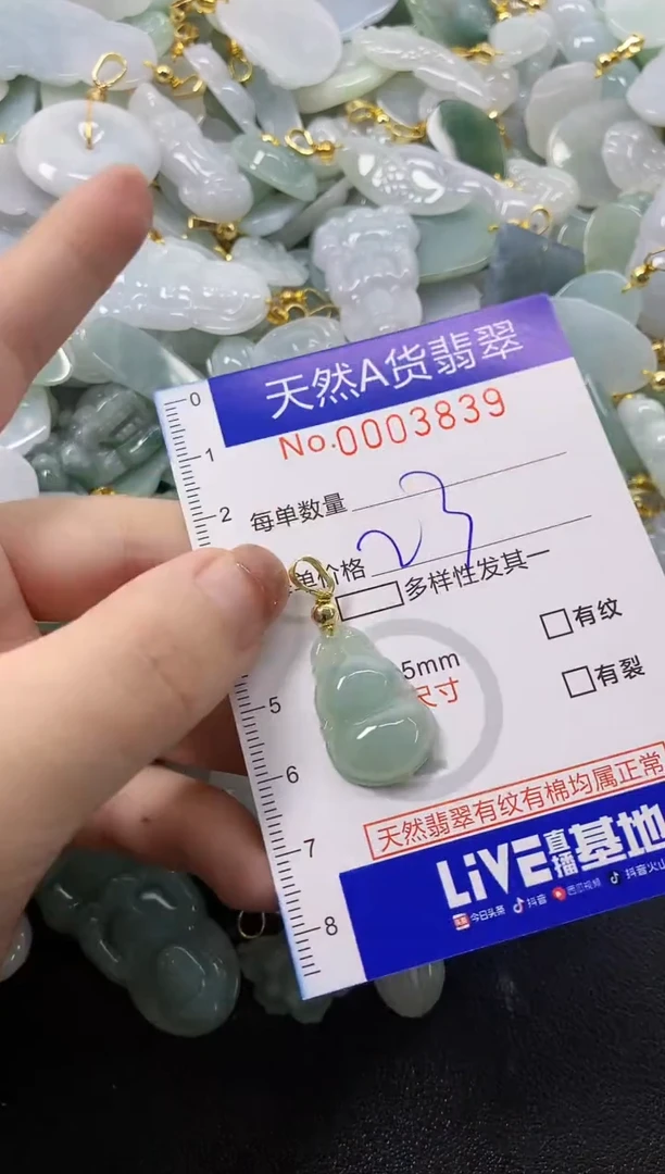 颈饰未镶嵌翡翠天然A货翡翠