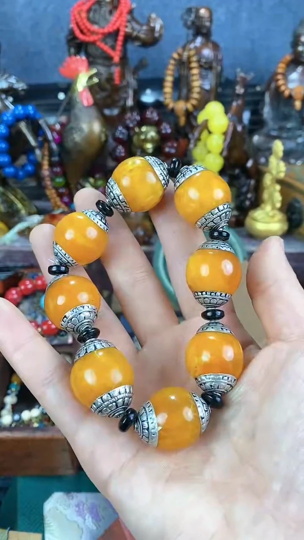 【闪购商品】蜜蜡颈饰未镶嵌猪妹精品专属链接