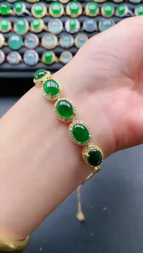 【闪购商品】翡翠戒指银S925镶嵌111111