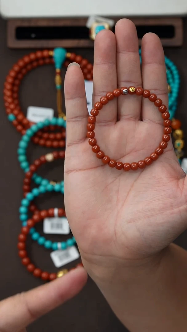 未镶嵌手串南红玛瑙南红手串（多样性发其一）