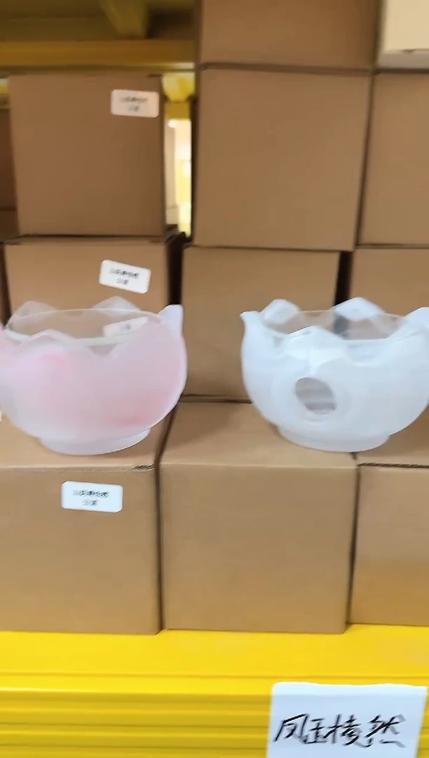 粉色琉璃温茶器