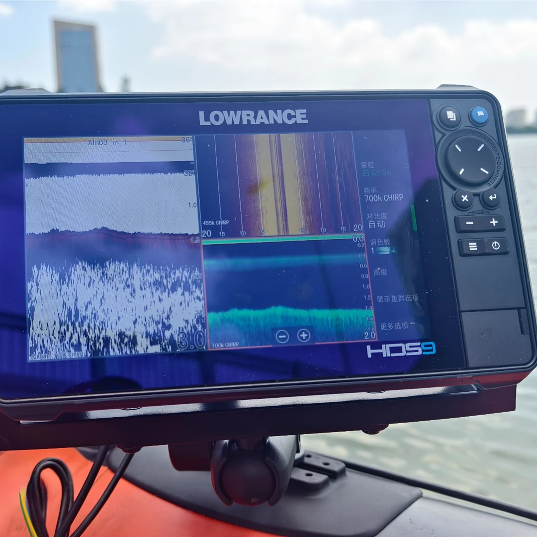 冲锋舟船用橡皮艇劳伦斯佳明鱼探支架【遣唐使甄选】快速安装捕鱼