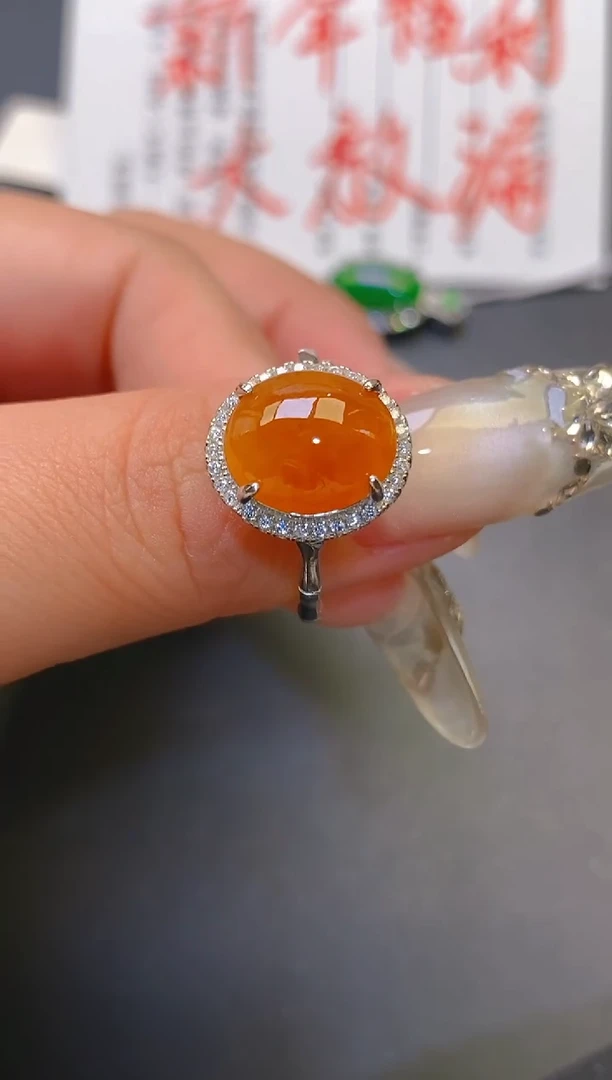 【闪购商品】翡翠耳饰银S925镶嵌天然A货翡翠1