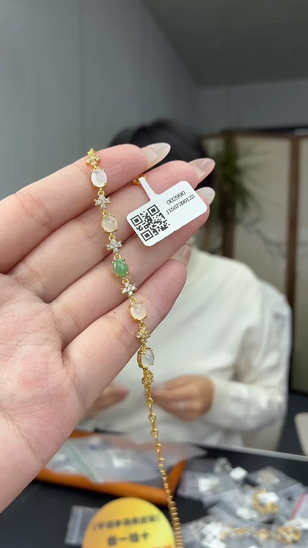 颈饰银S925镶嵌翡翠111111111