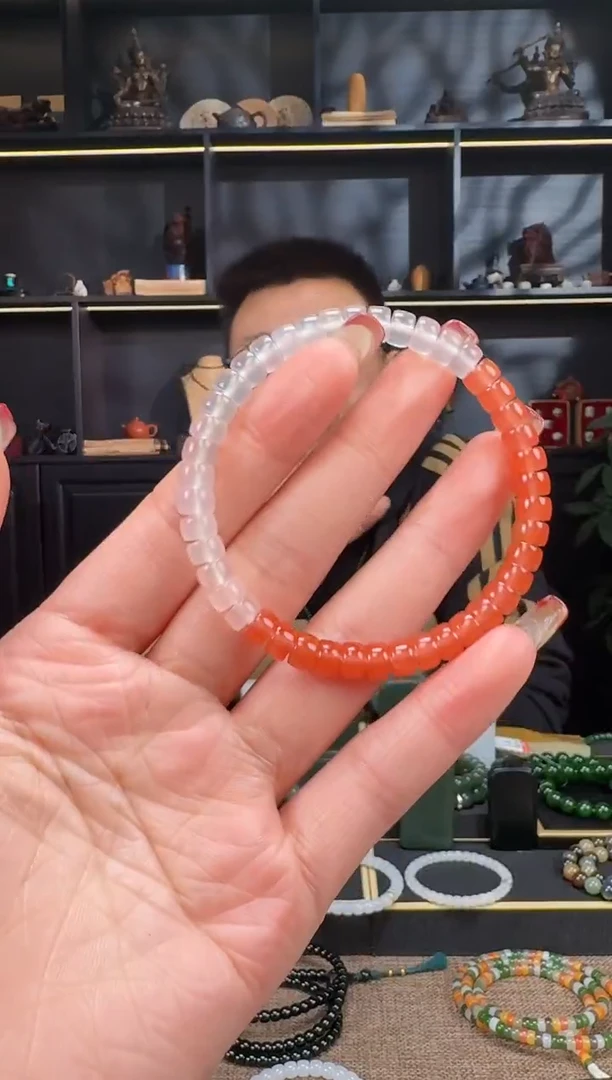 【闪购商品】玛瑙/玉髓1未镶嵌6+mm药片手串