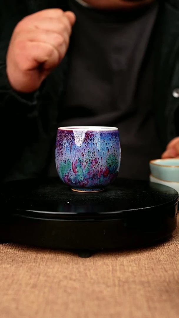 【闪购商品】212#白露伟一级品原矿钧瓷炉钧釉主人杯
