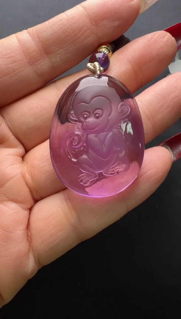 【闪购商品】水晶吊坠未镶嵌紫水晶生肖吊坠 JP38587